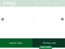 Tablet Screenshot of jonusgroup.com
